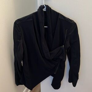 Beautiful navy side zip jacket